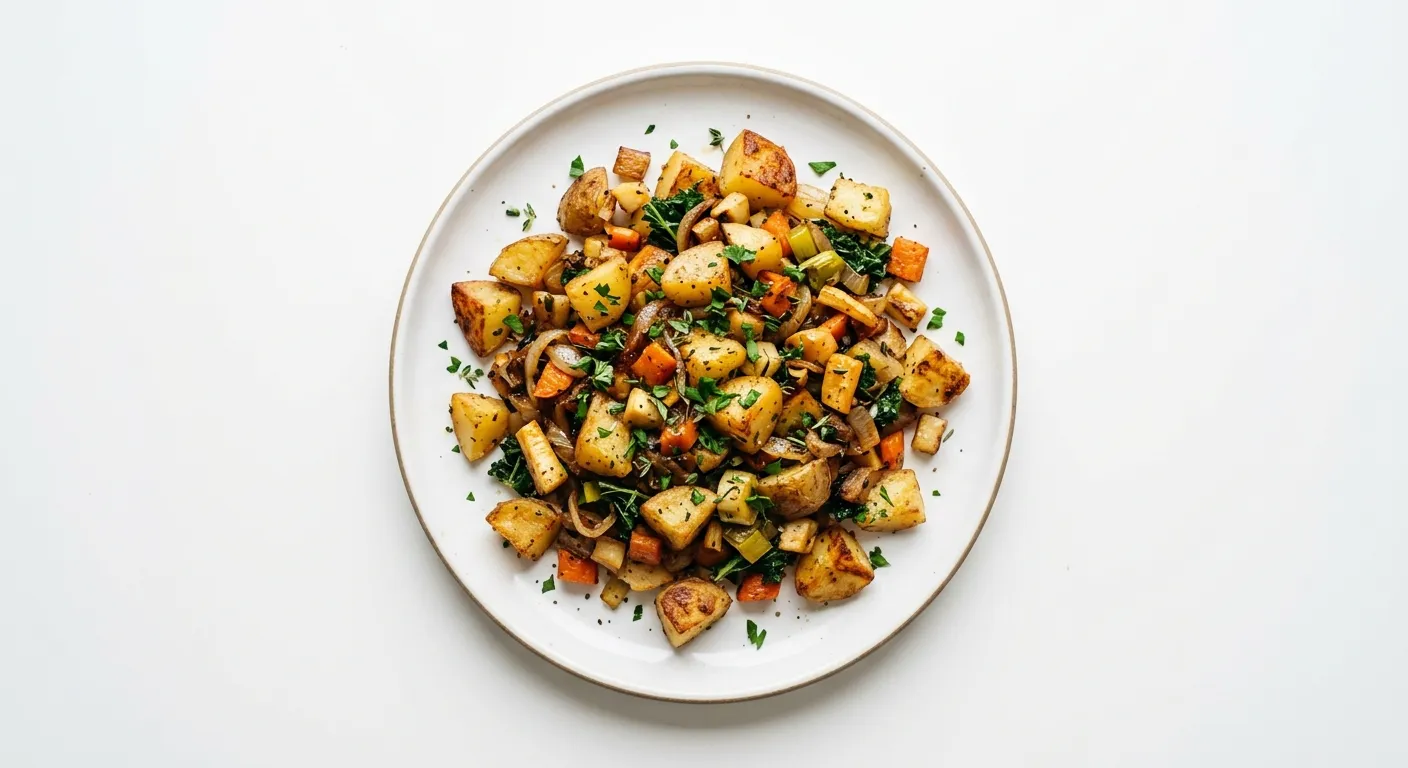 Vegan Irish Potato and Vegetable Hash