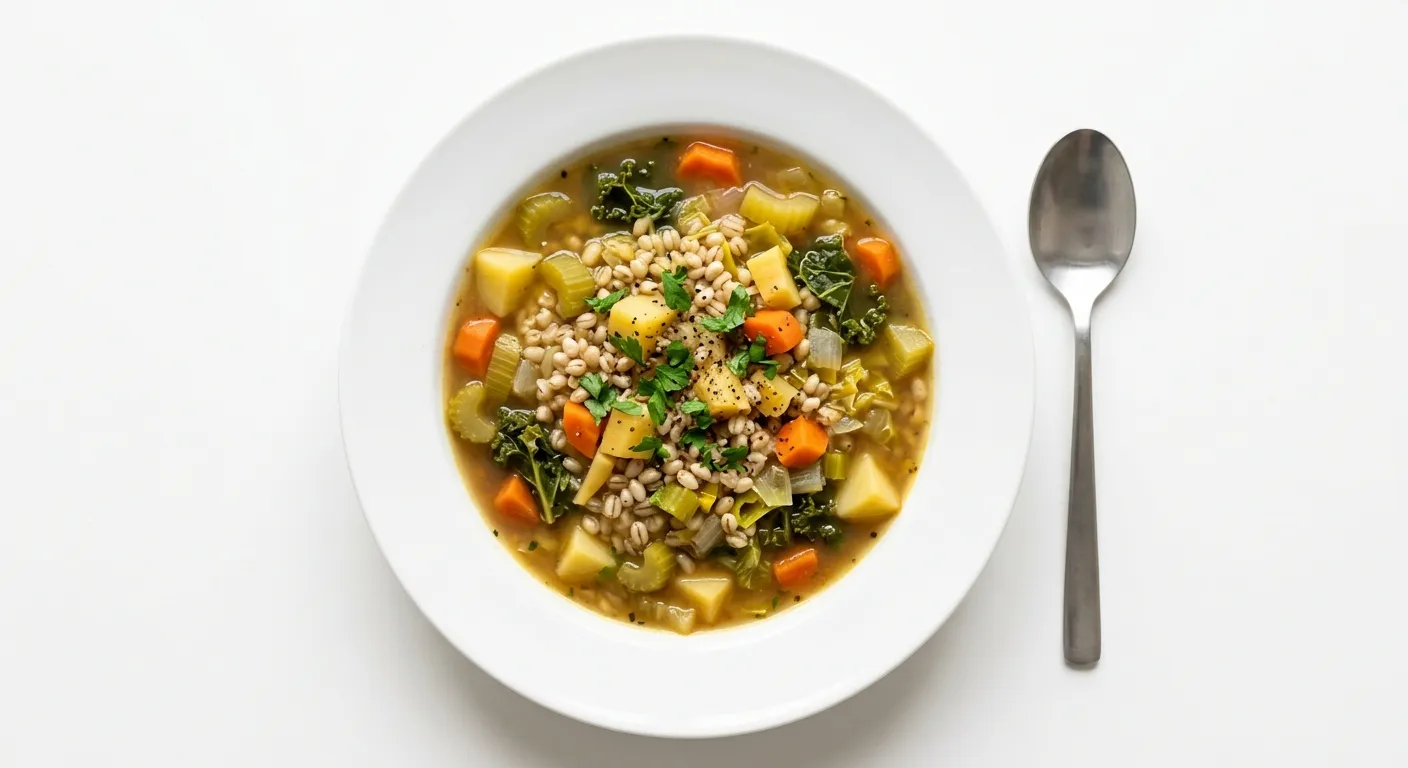 Vegan Irish Vegetable and Barley Soup