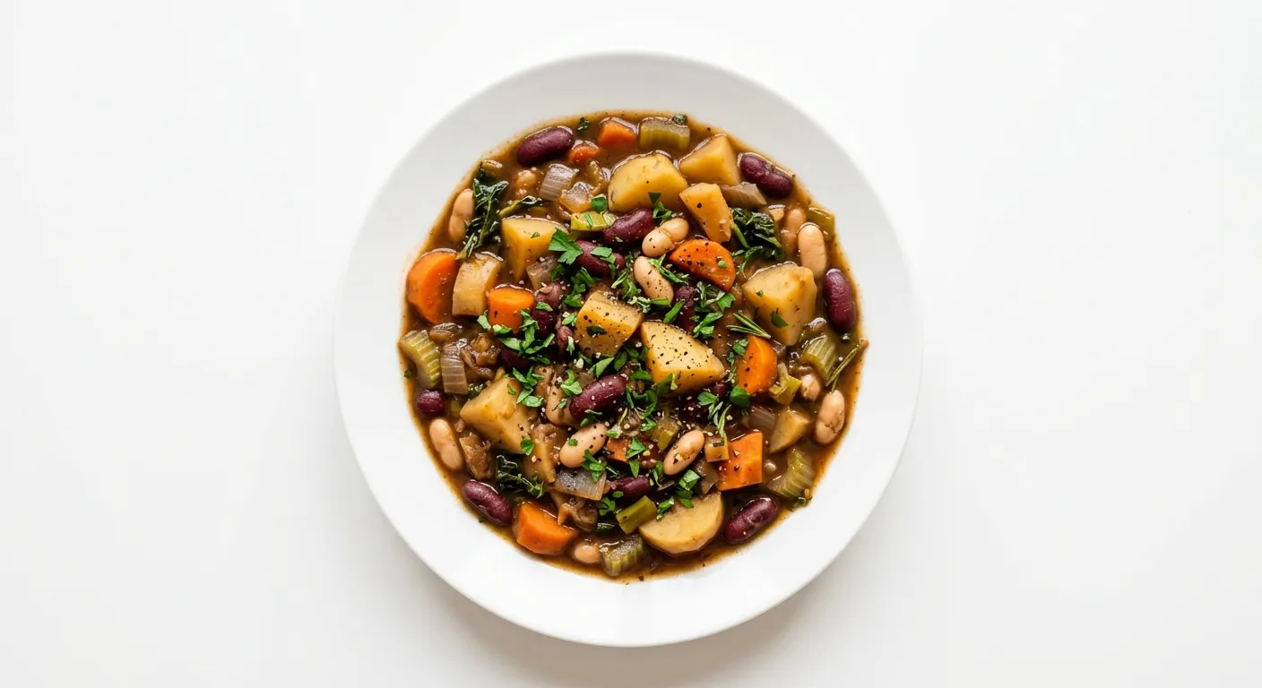 Vegan Irish Vegetable and Bean Stew