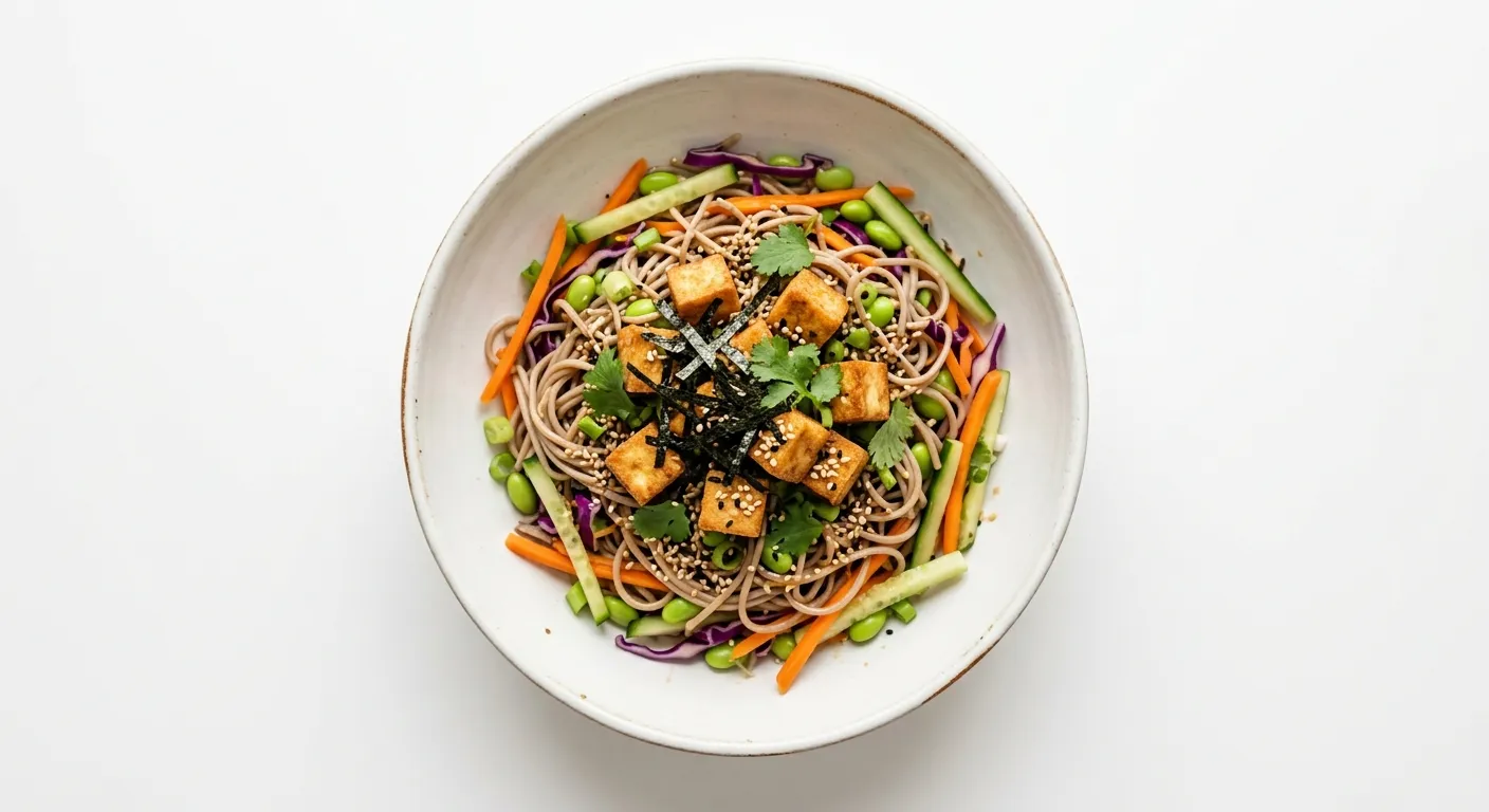 Vegan Japanese Soba Noodle Salad