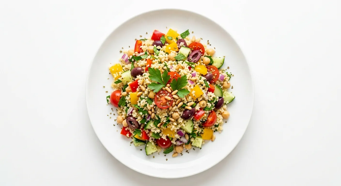 Vegan Mediterranean Couscous Salad