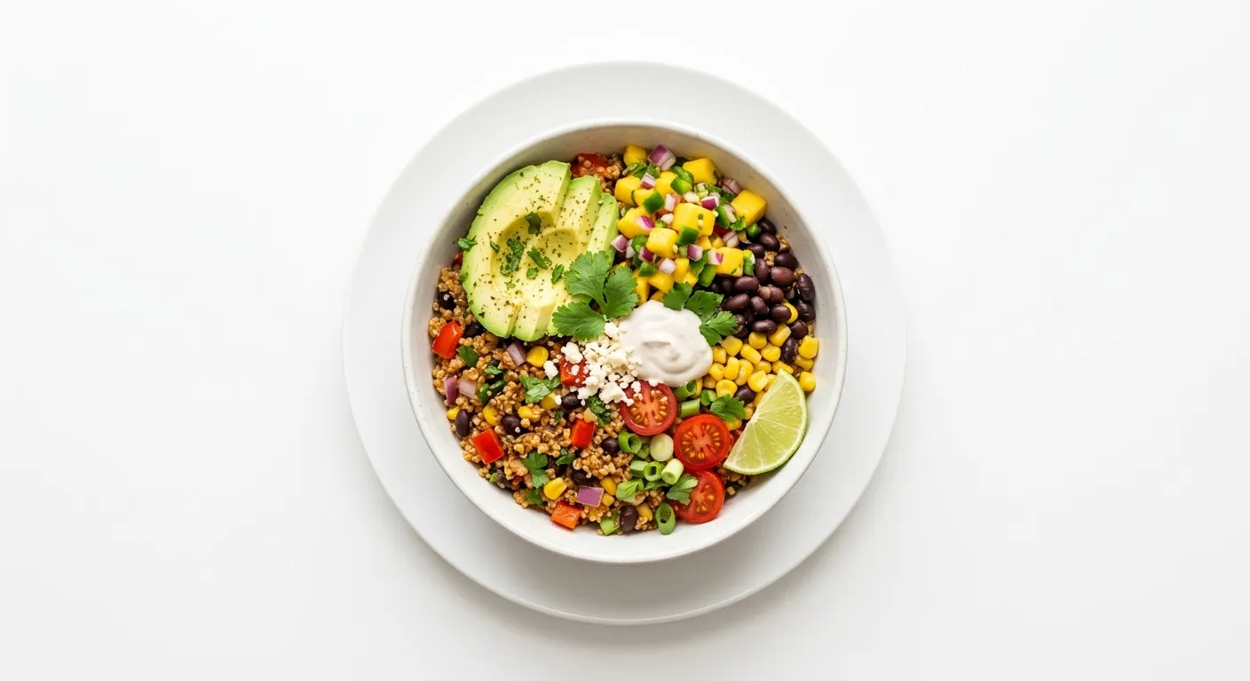 Vegan Mexican Quinoa Bowl