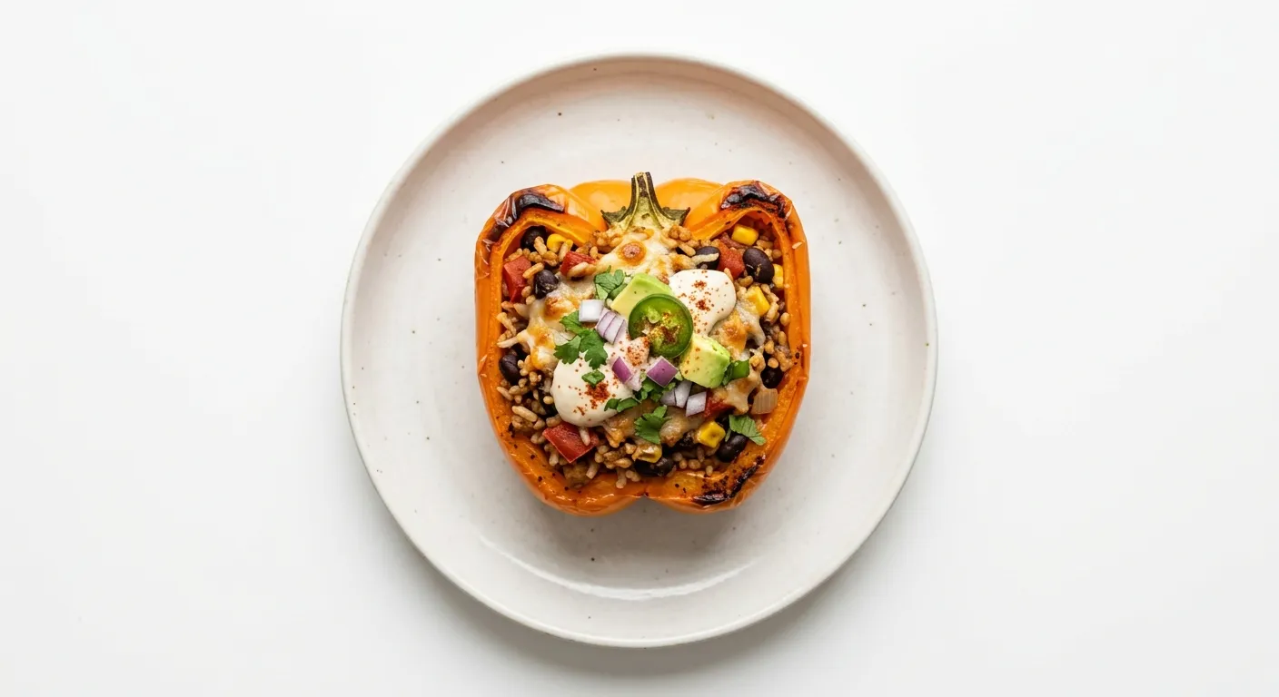 Vegan Mexican Stuffed Bell Peppers