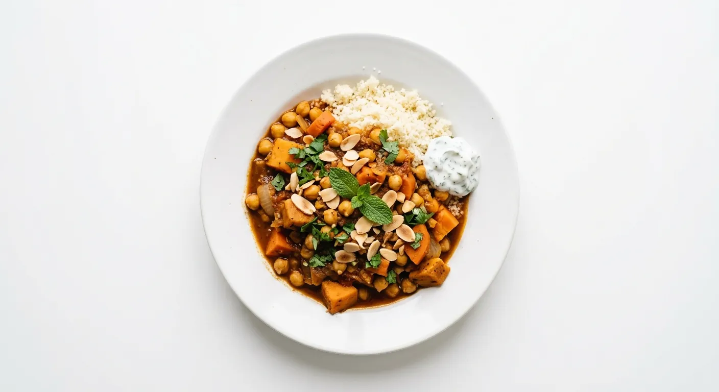 Vegan Moroccan Chickpea Tagine