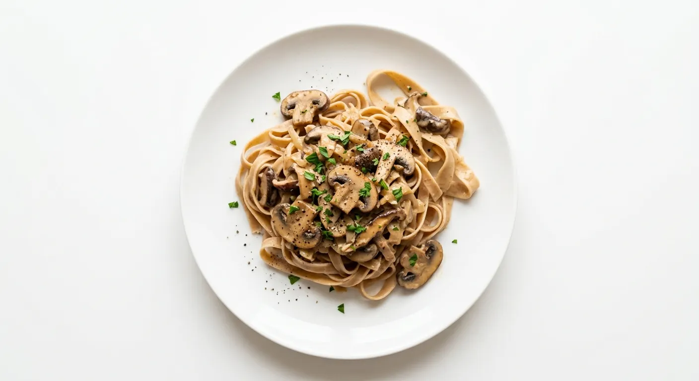 Vegan Mushroom Stroganoff