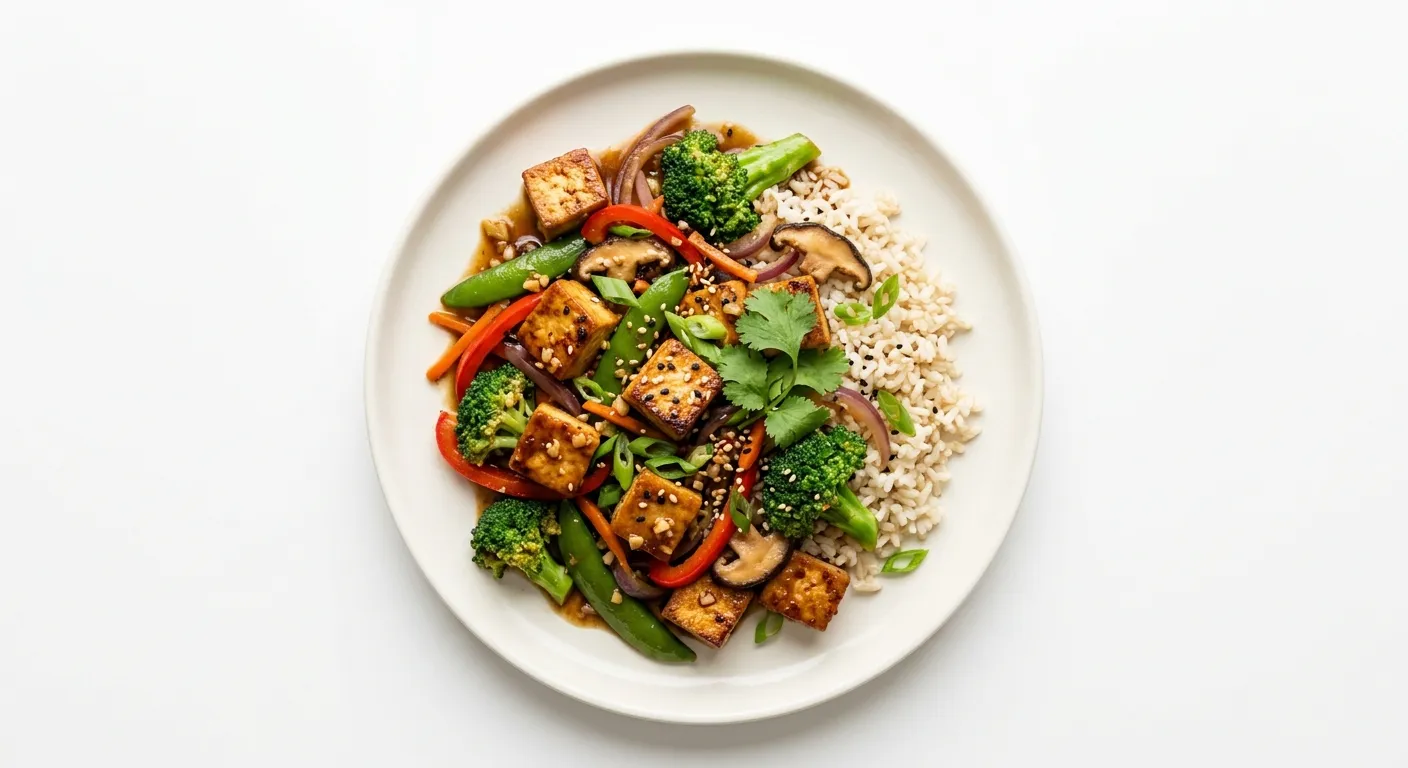 Vegan Protein-Packed Stir-Fry with Tofu and Broccoli