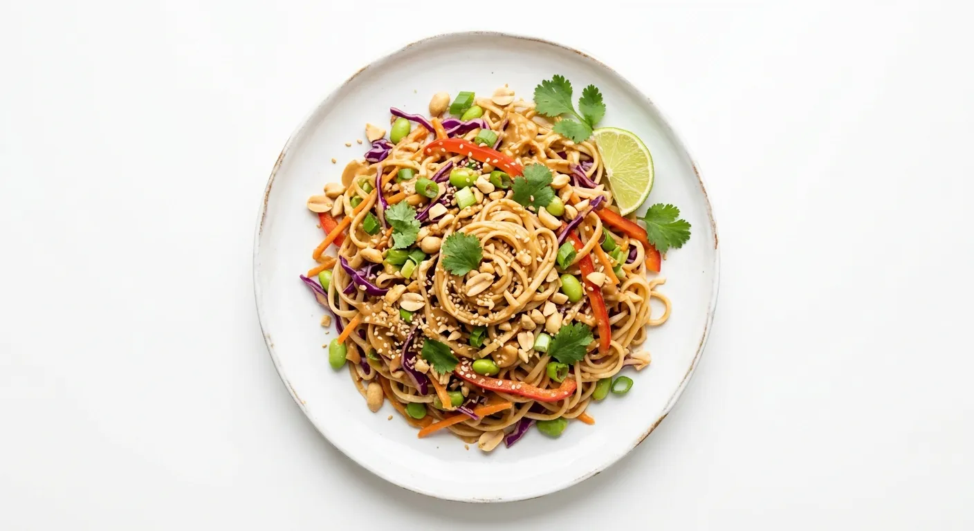 Vegan Thai Peanut Noodle Salad