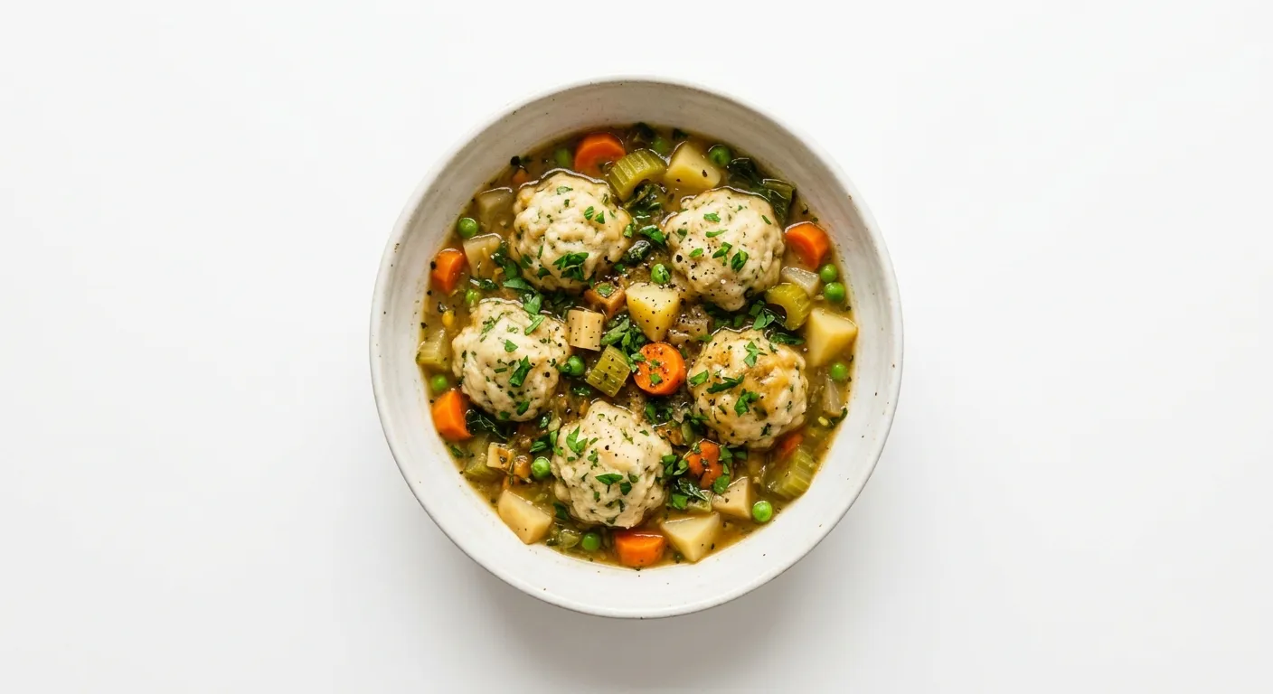 Hearty Vegan Vegetable and Dumpling Stew