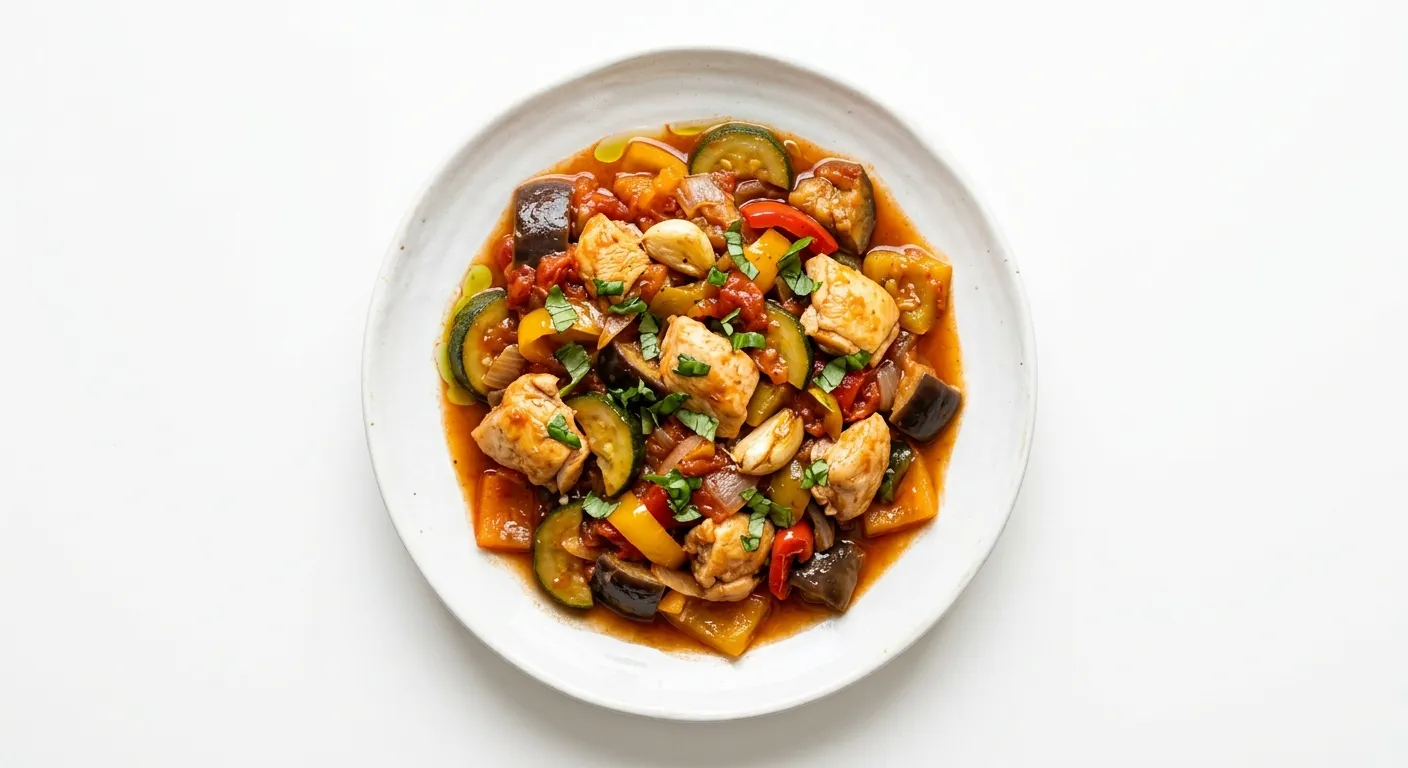 Autumn Vegetable and Chicken Ratatouille