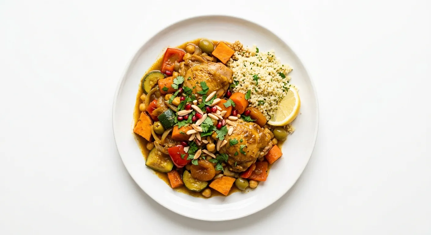 Autumn Vegetable and Chicken Tagine