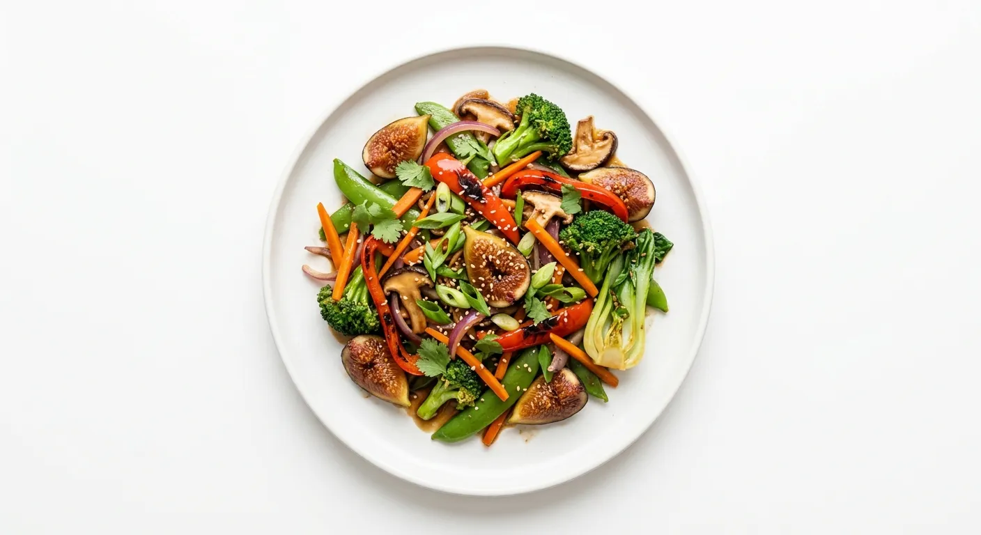 Vegetable and Fig Stir-Fry