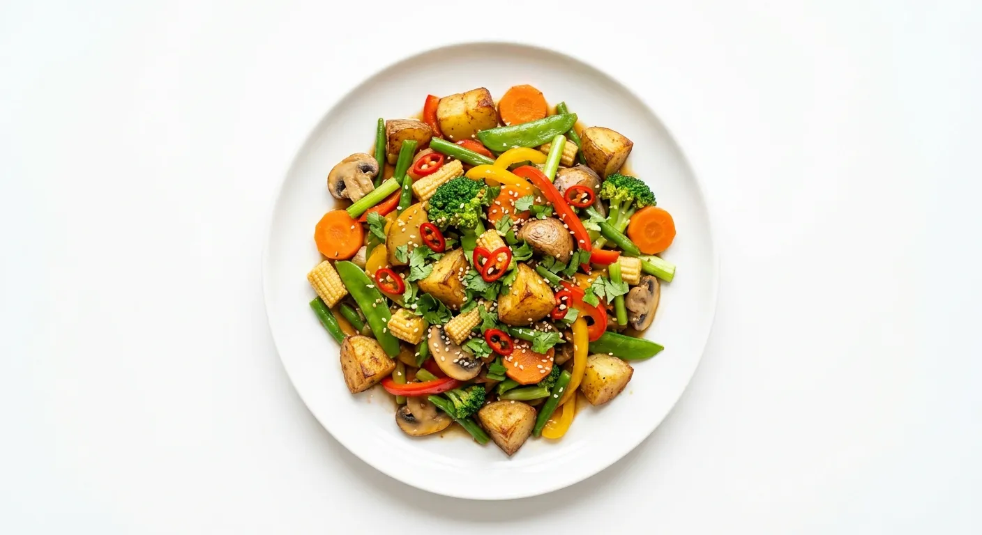 Vegetable Stir-Fry with Thai Potatoes