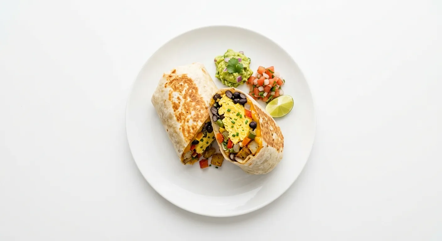 Vegetarian Breakfast Burrito