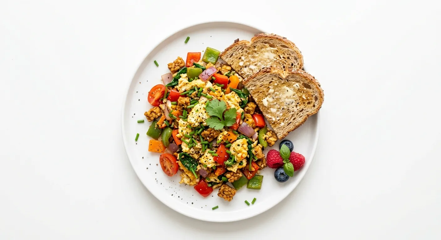 Vegetarian Breakfast Scramble