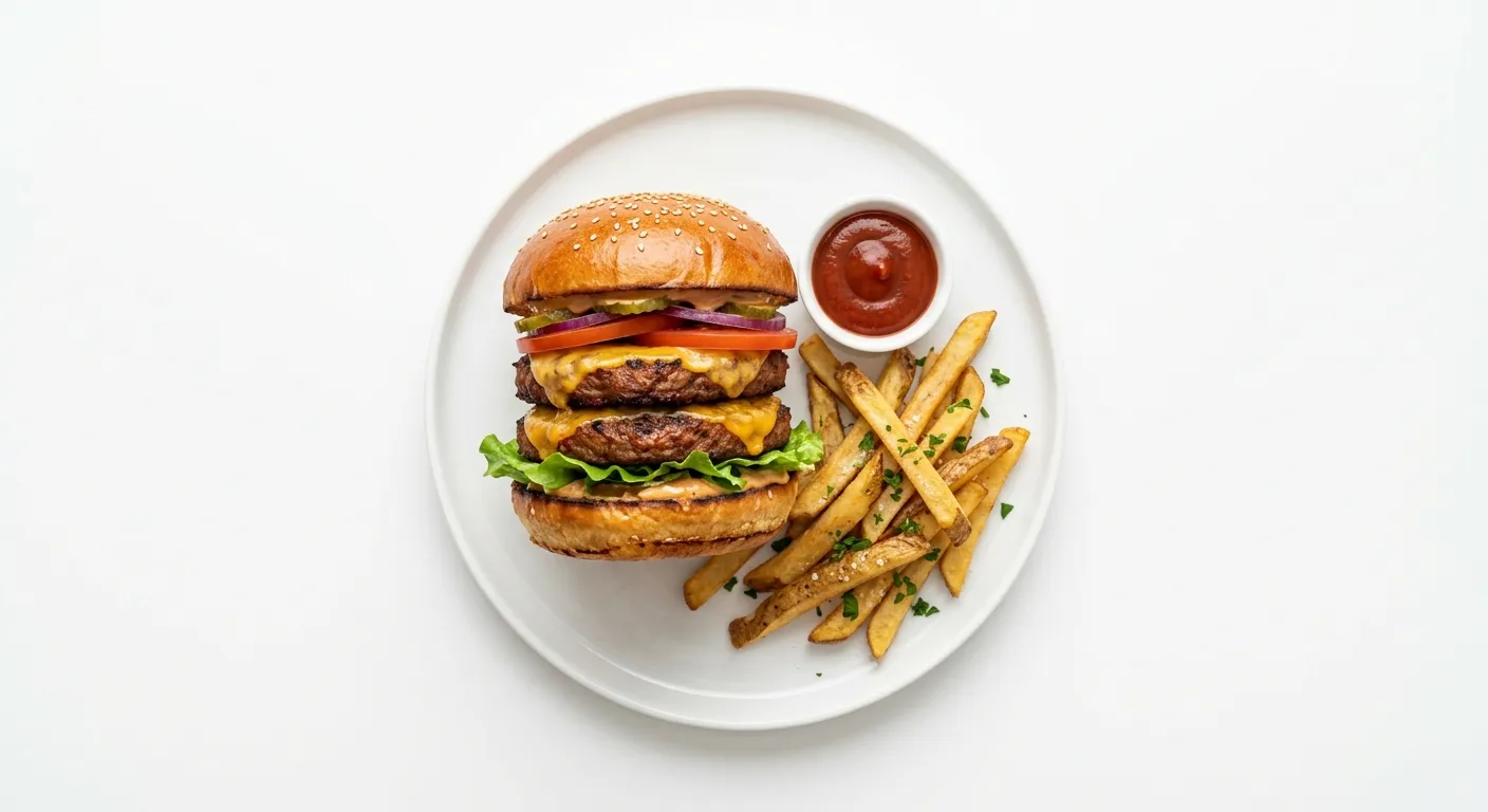 Vegetarian Double Burger