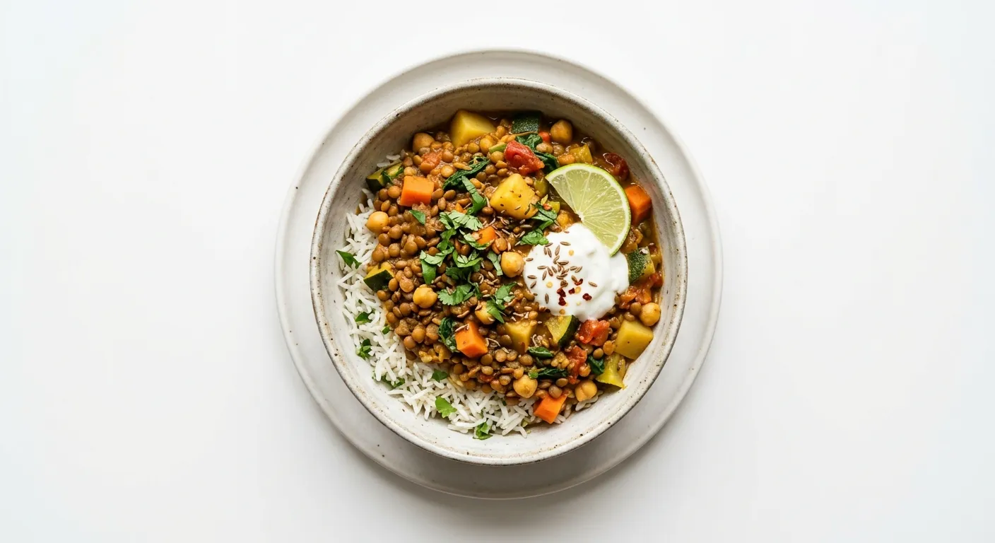 Vegetarian Lentil and Vegetable Curry