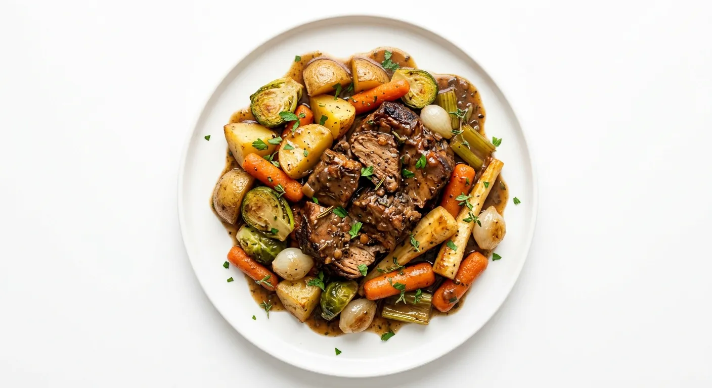 Vegetarian Pot Roast with Vegetables