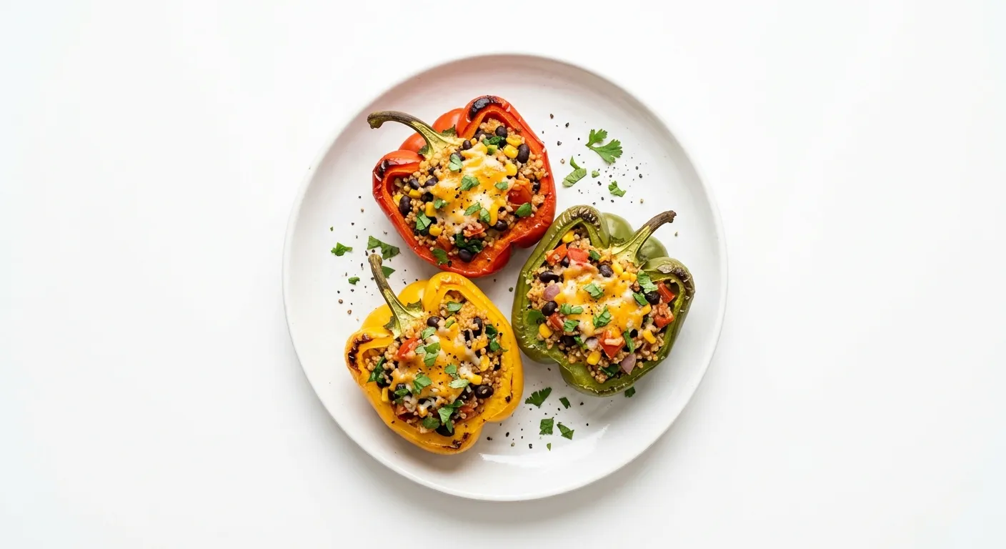 Vegetarian Quinoa Stuffed Bell Peppers