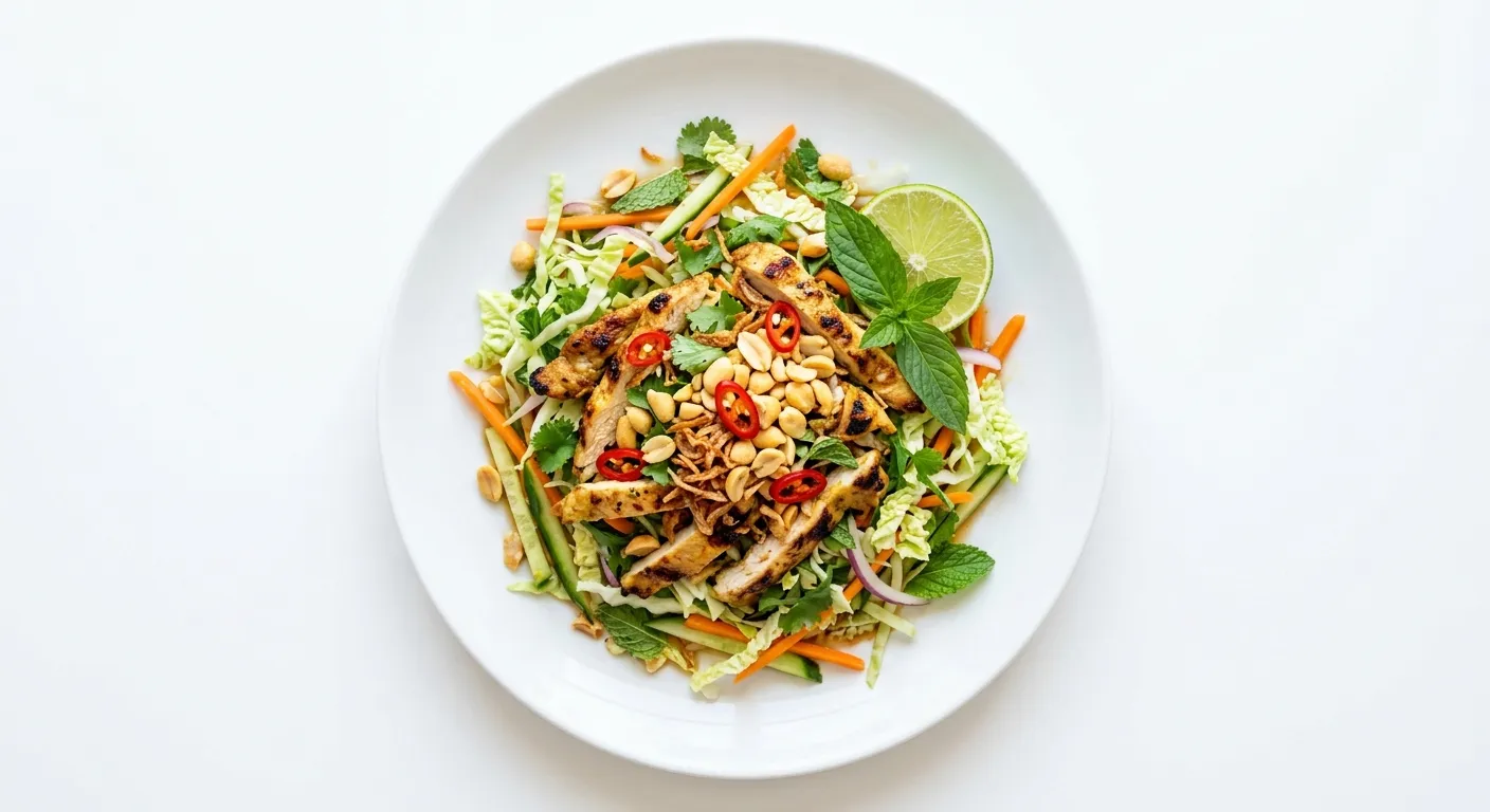 Vietnamese Lemongrass Chicken Salad