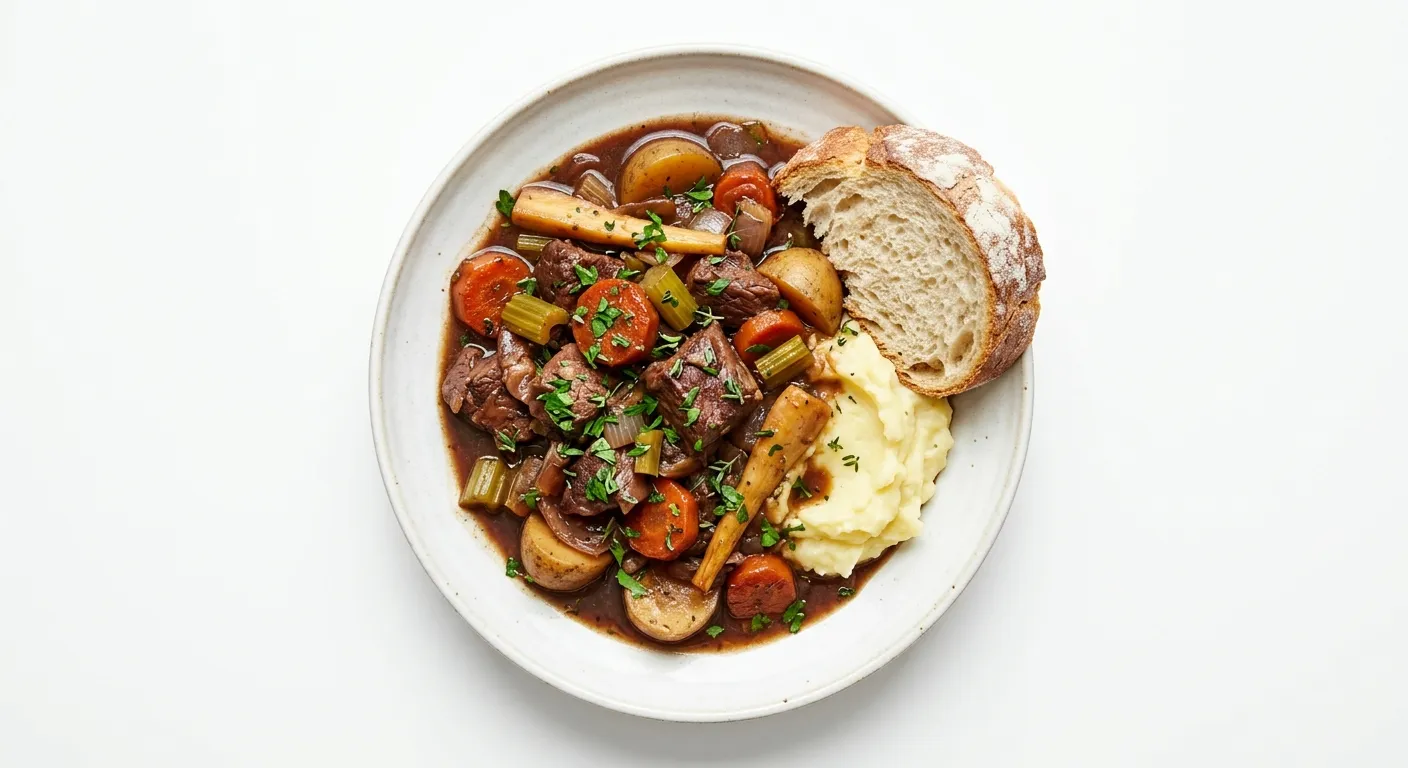 Wild Boar Stew with Root Vegetables