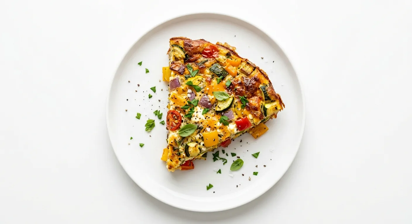 Zucchini and Bell Pepper Breakfast Frittata