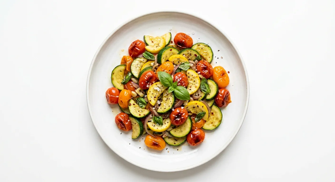 Spicy Zucchini and Cherry Tomato Stir-Fry