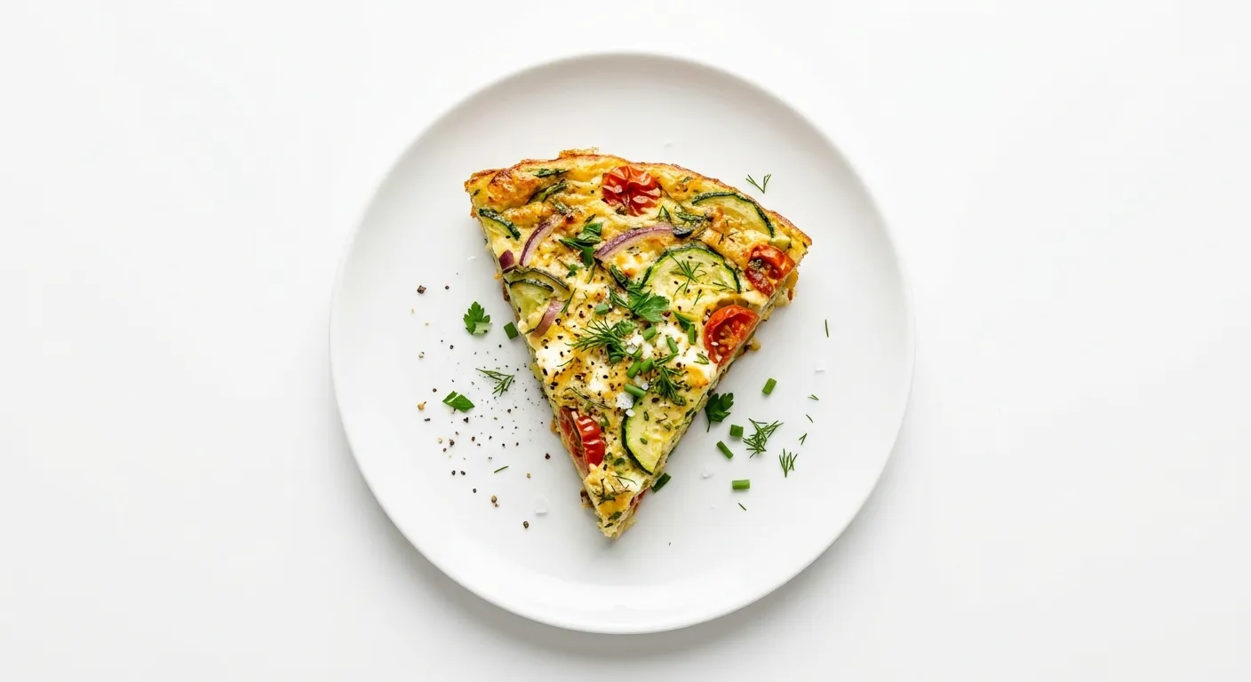 Zucchini and Cucumber Breakfast Frittata